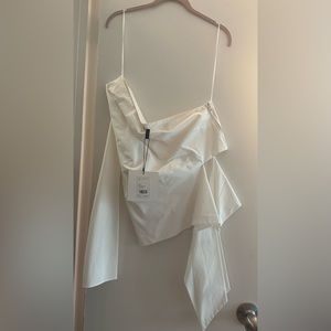 Brand new theory one shoulder shirt